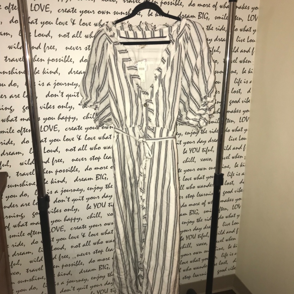 PILCRO RUFFLE-COLLAR BUTTONDOWN DRESS - Picture 5 of 12